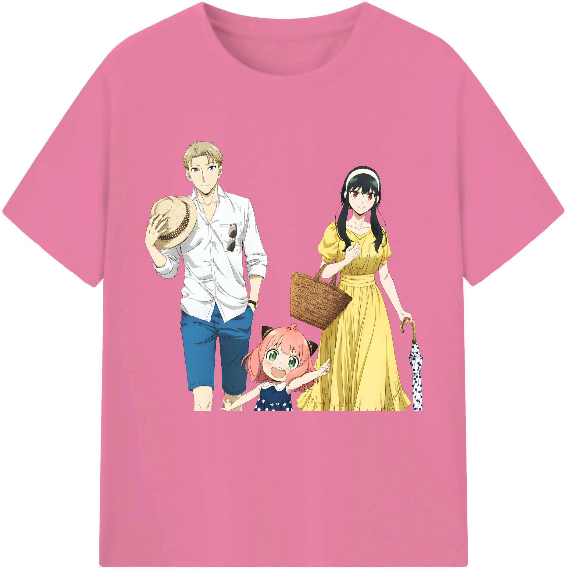 （画像用） SPY×FAMILY间谍家家酒 綿100％半袖Tシャツ（フロントプリント）